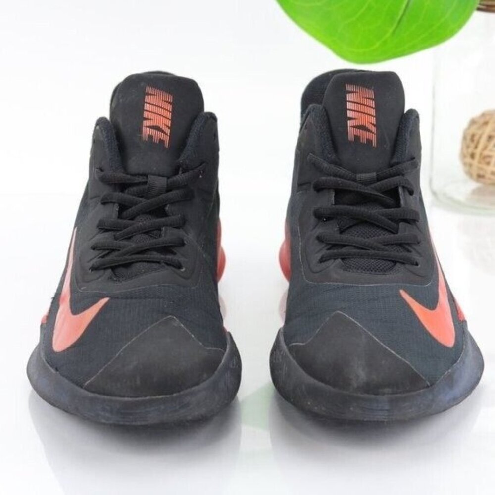 Nike Precision4 Sneaker Men's Size 8 Black Camellia Chile Red Basketball Shoe - Picture 3 of 12